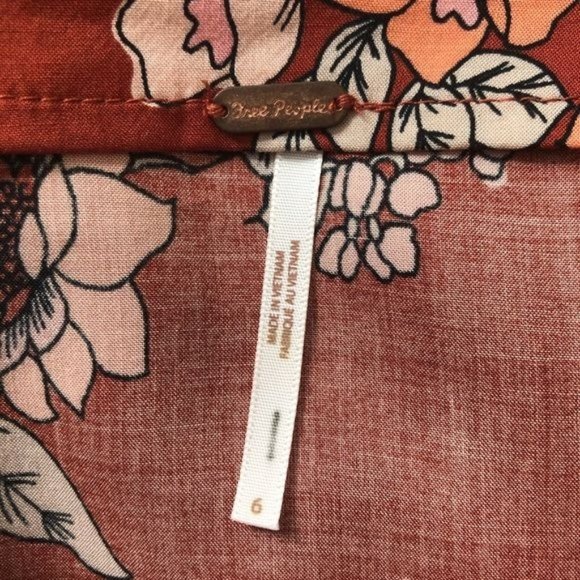 Free People Sunray Sarong Floral Midi Skirt - Picture 8 of 9